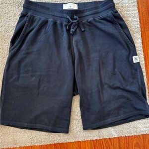 Reigning Champ Navy Size M Midweight Terry Short